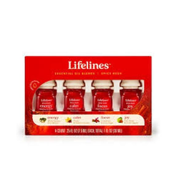 Lifelines Essential Oil Blends - Spice Rush, 4 Pack - Picture 1 of 1